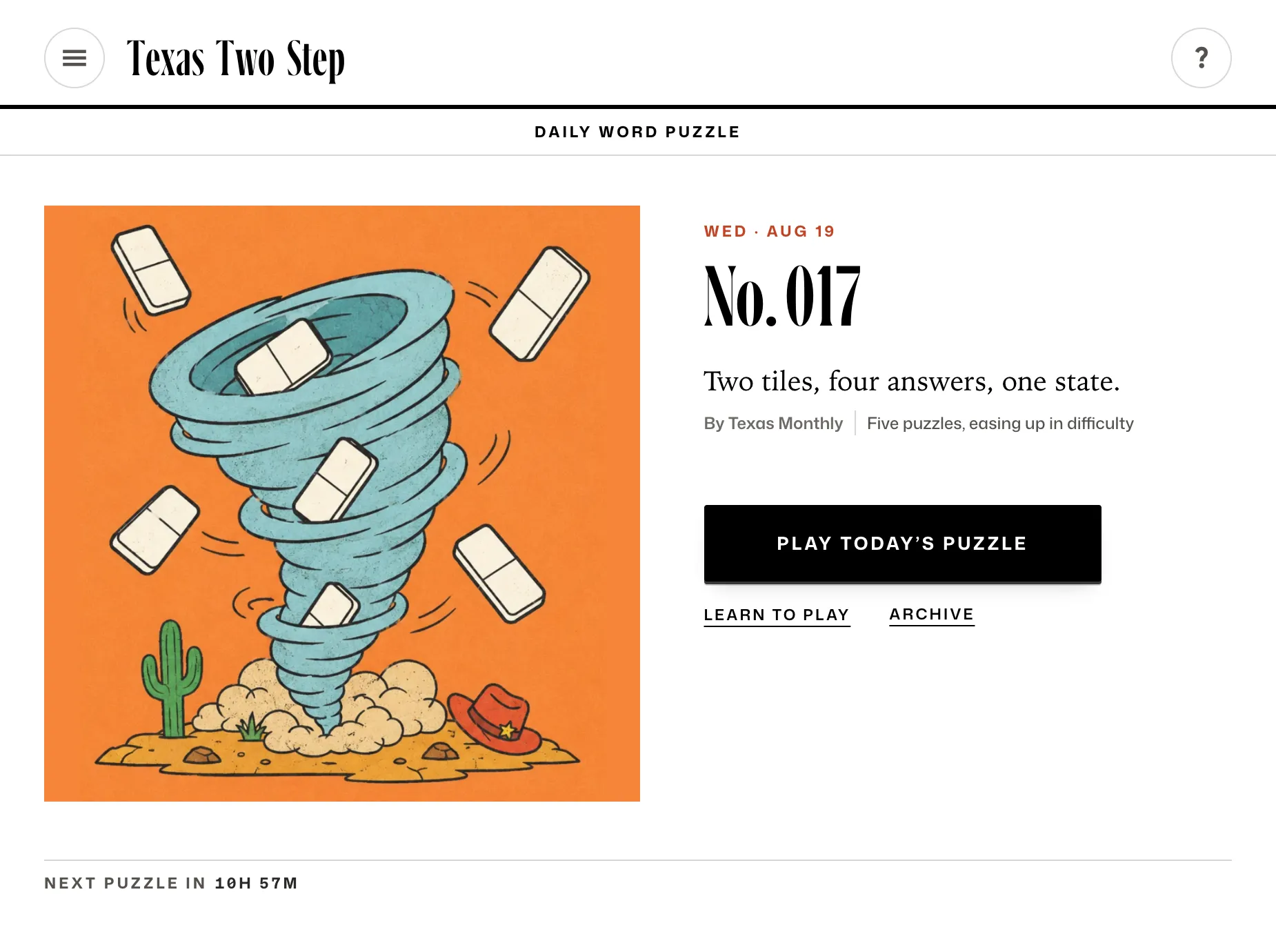 Texas Two Step embedded in a newsroom article